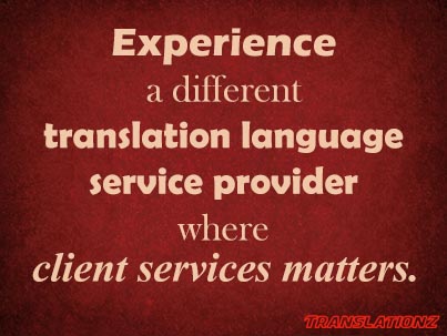 Experience Translationz